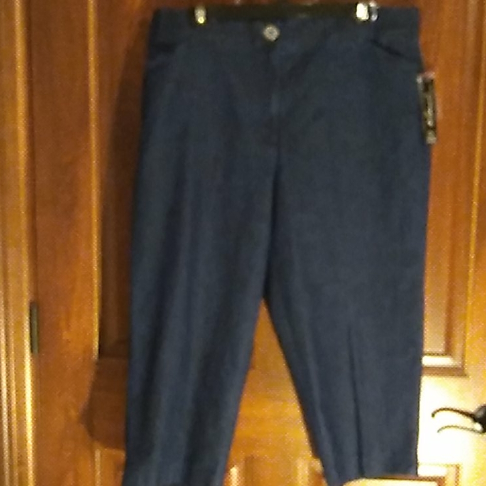 Kim Roger's Jean Capri No Gap Waistband